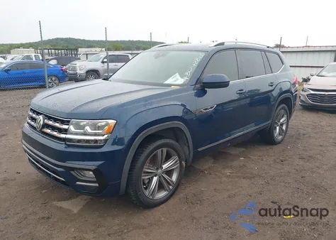 2019 Volkswagen Atlas 3.6L V6 Sel R-Line z USA, uszkodzony, nr VIN 1V2RR2CA4KC527990